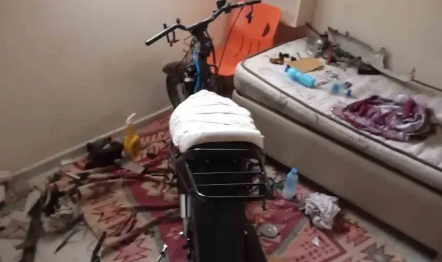 Isparta'da çaldığı motosikleti parçalarken suçüstü yakalandı