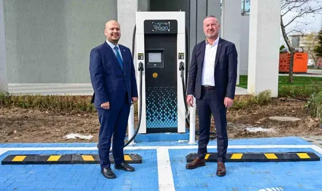 Karacabey'de elektrikli araç şarj istasyonları hizmete girdi