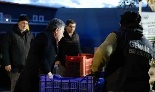 Gemlik Belediyesi'den, zeytin üreticisine 3 milyon liralık destek