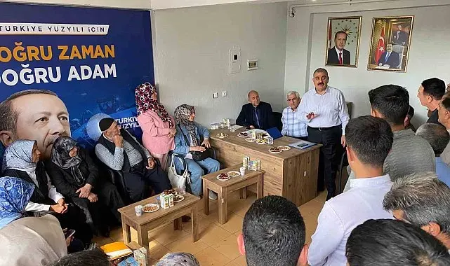 Sahada hizmet, teşkilatta istişare: Palandöken'de birlik ve hizmet vurgusu
