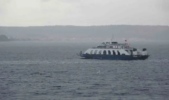Bozcaada ve Gökçeada'ya bugünkü tüm feribot seferleri iptal edildi