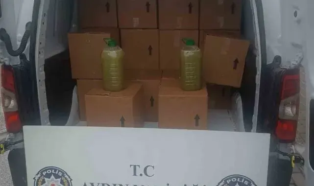 Aydın'da 850 litre tağşiş yağ ele geçirildi