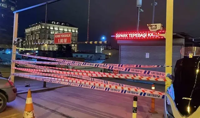 Beyoğlu'ndaki İSPARK'ın kolonları çatladı, otopark boşaltıldı