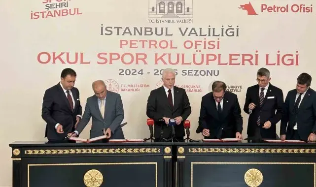 İstanbul Valiliği ile Petrol Ofisi Grubu arasında "Okul Spor Kulüpleri Ligi Reklam ve Sponsorluk Protokolü" imzalandı