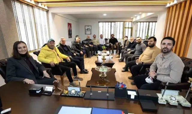 Manisa Gazeteciler Cemiyeti'nden Başkan Durbay'a fikir alışverişi