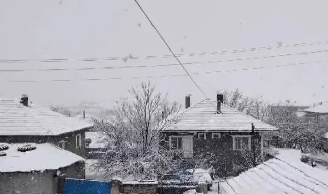 20'ye yakın köy ve belde yağan kar yağışı sonrası beyaza büründü