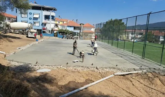 Kuyucak'ta spor alanları yenileniyor