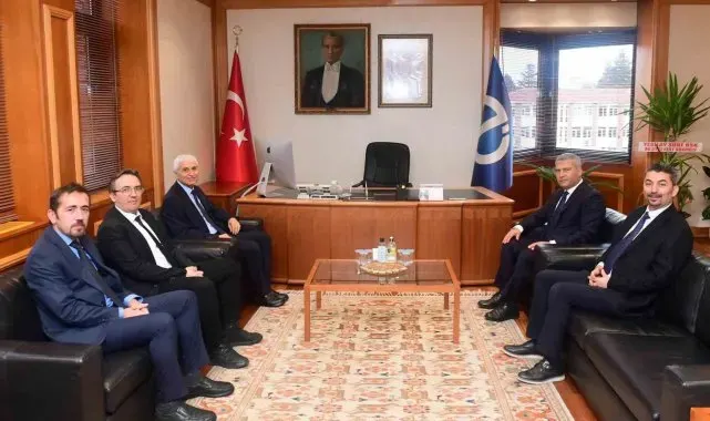 Üniversite Rektörlerinden, Rektör Adıgüzel'e hayırlı olsun ziyareti