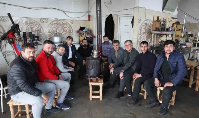 Başkan Özdoğan: "Sanayi esnafımızla omuz omuza çalışıyoruz"