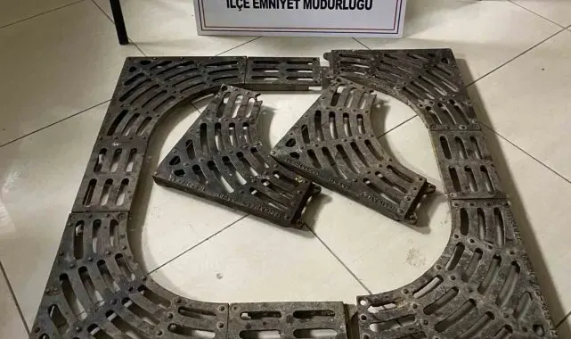 Tekirdağ'da at arabasıyla mazgal hırsızlığına 2 tutuklama