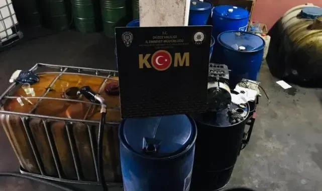 Düzce'de kaçak alkol, akaryakıt, cep telefonu ele geçirildi