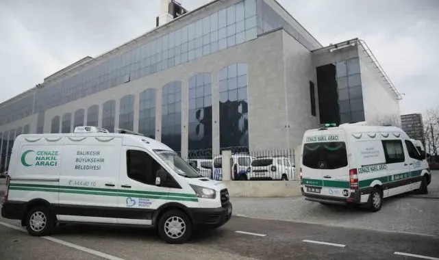 Balıkesir'deki patlamada hayatını kaybedenler Bursa Adli Tıp Kurumuna getirildi
