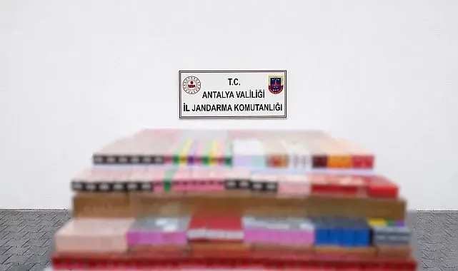 Manavgat'ta 3 milyon 950 bin liralık gümrük kaçağı ürün ele geçirildi
