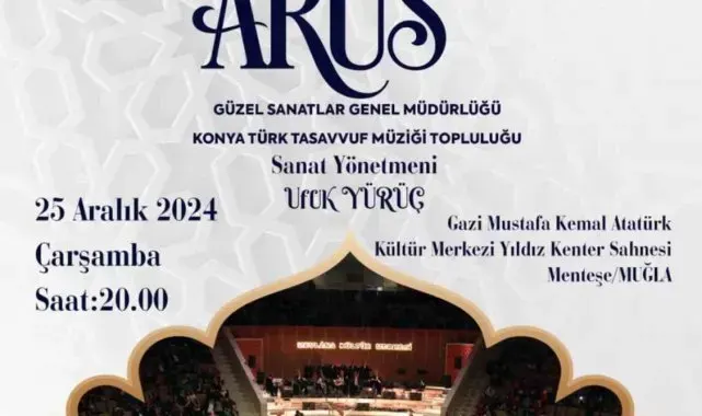 Muğla'da Sema gösterisi etkinliği