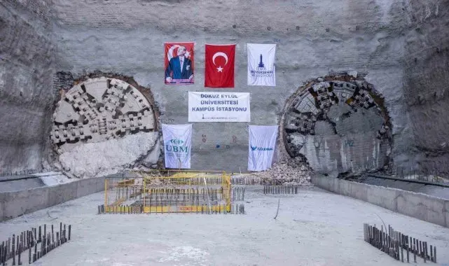 Buca Metrosu'nda tünel kazıları dört koldan sürüyor