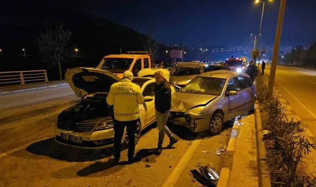 Karabük'te zincirleme kaza: 5 yaralı