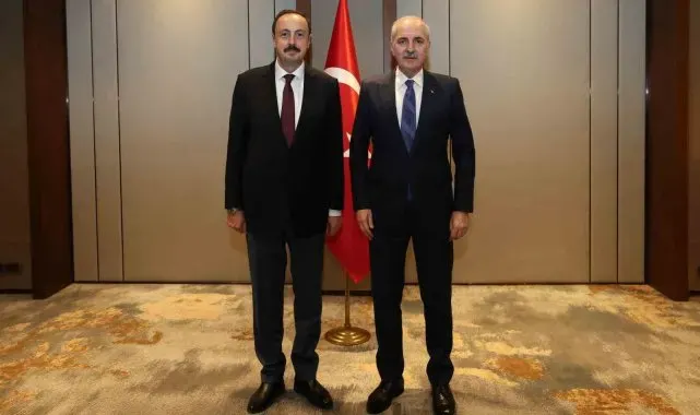 TBMM Başkanı Kurtulmuş, Türkiye'nin Üsküp Büyükelçiliğini ziyaret etti