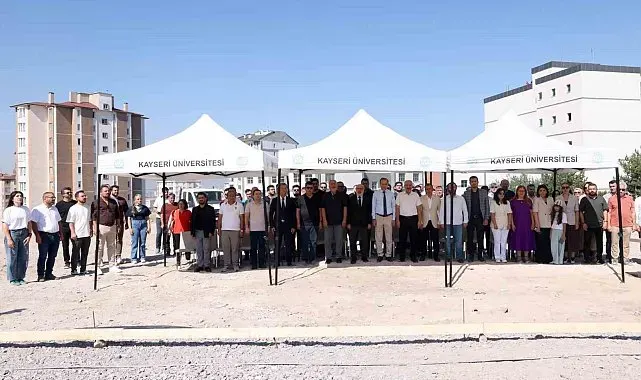 Kayseri Üniversitesi'nde Bilişim Teknolojileri MYO Binasının Temel Atma Töreni gerçekleştirildi