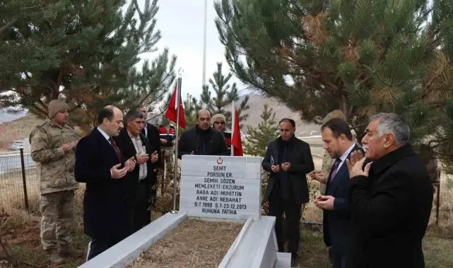 Şehit Semih Sözen mezarı başında anıldı