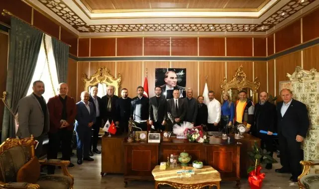 Gazeteciler Cemiyeti'nden Başkan Balaban'a ziyaret