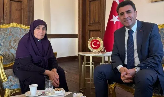 73 yaşında Nazire teyze ilk defa bir makam ziyareti yaptı