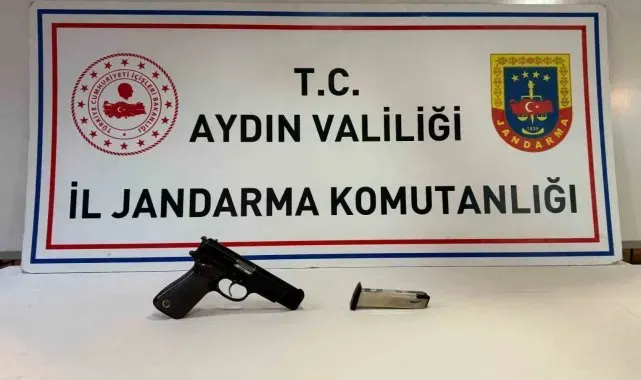 Şüphe üzerine durdurulan şahıstan kurusıkı tabanca ele geçirildi