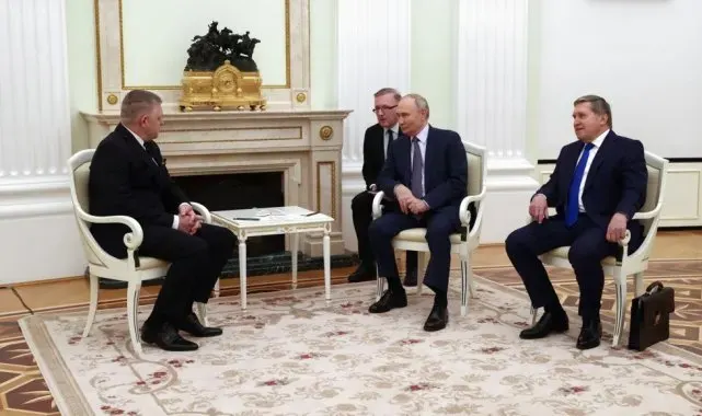Slovakya Başbakanı Fico, Putin'le gaz sevkiyatını görüştü