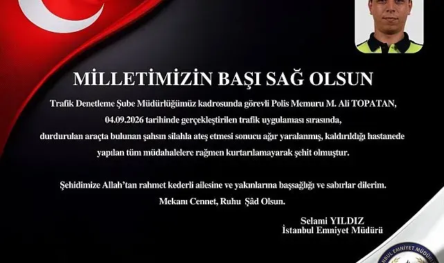 Esenyurt'ta uygulama üzerinden çağrılan taksici tarafından vurulan polis memuru şehit oldu