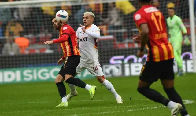 Trendyol Süper Lig: Kayserispor: 1 - Galatasaray: 2