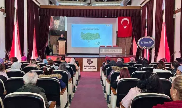Bandırma'da bağımlılıkla mücadele eğitimi verildi