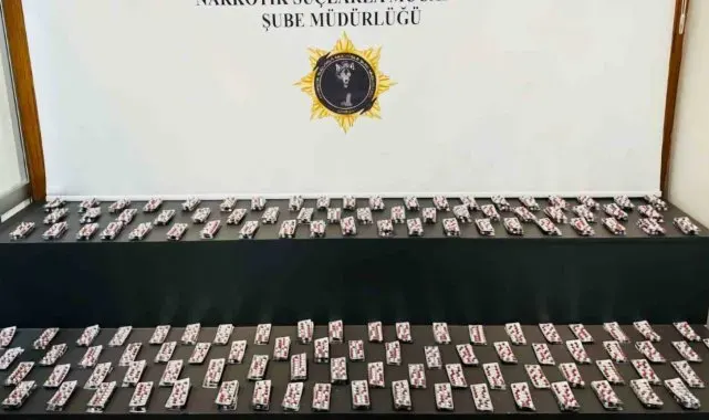 Samsun'da 5 bin 320 adet sentetik ecza ele geçirildi
