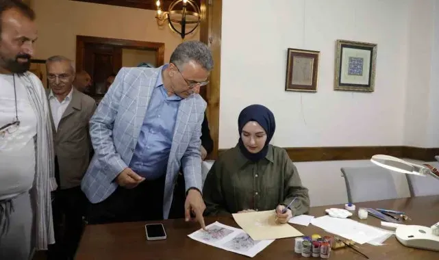 Başkan Kurnaz: "Geleneksel sanat dallarını yaşatmaya çalışıyoruz"