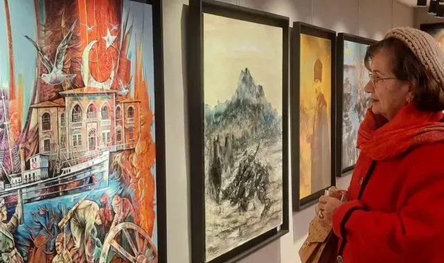 Ankara'da "Kurtuluş Savaşı ve Milli Mücadele" resim sergisi açıldı