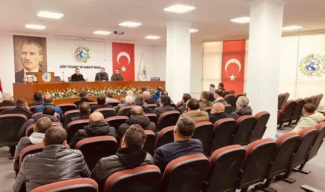 Siirt'te müteahhitler sorunlarını masaya yatırdı
