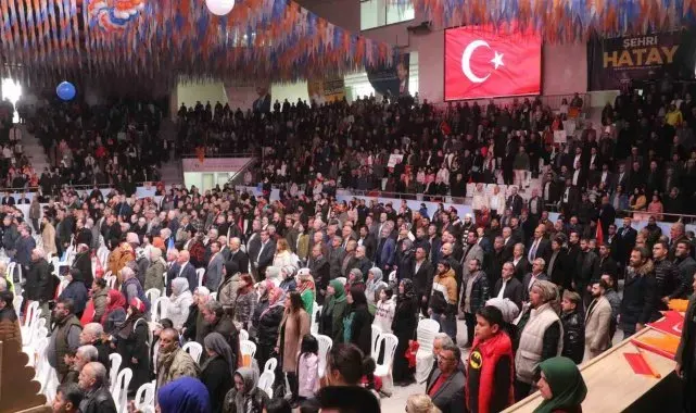 AK Parti Hatay 8. Olağan İl Kongresi gerçekleştirildi