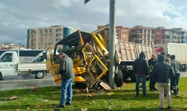 Edremit Otogar Kavşağı'nda kaza