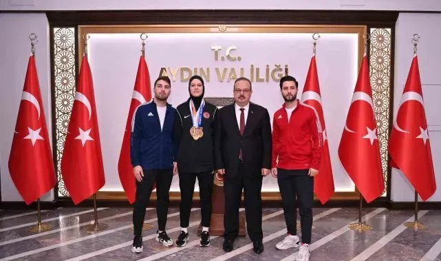 Nazillili Sporcu Elifnaz Avrupa üçüncüsü oldu