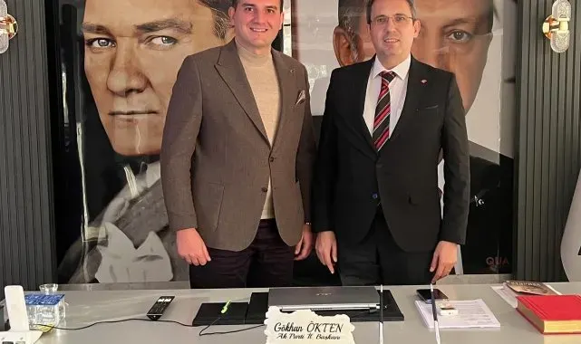 MHP İl Başkanı Alıcık ve 13. Dönem MYK üyesi Pehlivan'dan AK Parti İl Başkanı Ökten'e ziyaret