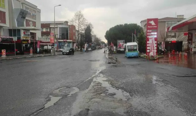 Tekirdağ'da sağanak yağış