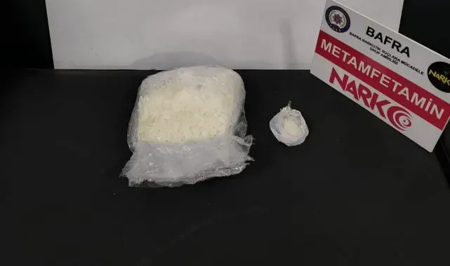 Samsun'da uyuşturucu operasyonu: 516 gram metamfetamin ele geçirildi