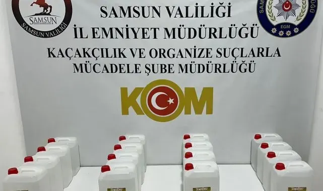 Yılbaşı öncesi sahte alkol operasyonu: 80 litre etil alkol ele geçirildi