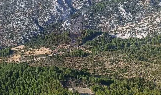 Akseki'deki orman yangını kontrol altına alındı