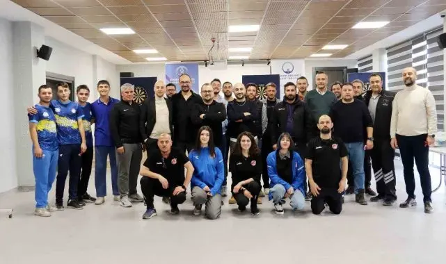 Kütahya OSB'de firmalar arası dart turnuvası