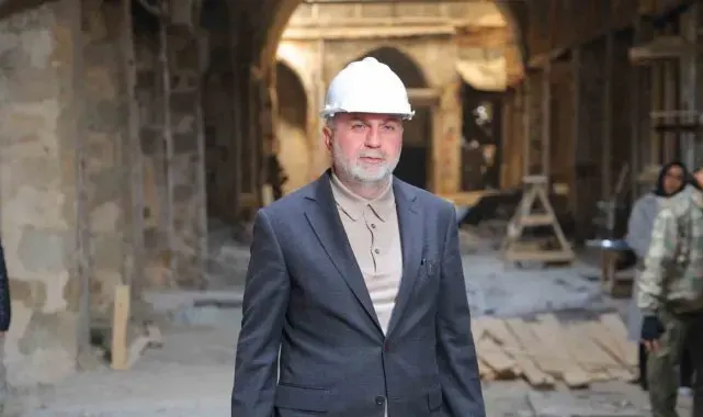 Kahramanmaraş'ta 5 asırlık tarihi çarşıda restorasyon çalışmaları sürüyor