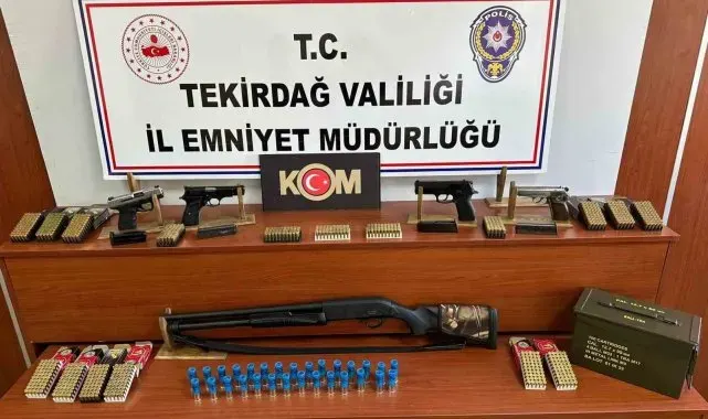 Tekirdağ'da silah ticaretine operasyon: 7 şüpheliye işlem