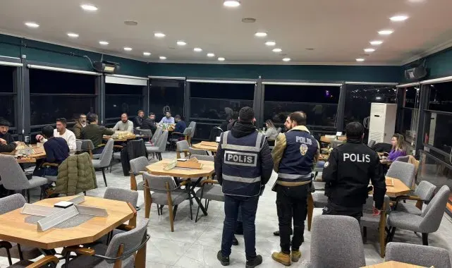 Erciş'te jandarma ve polisten eş zamanlı denetim