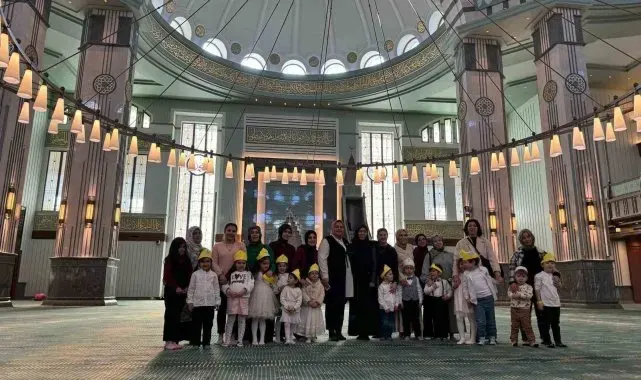 Sincanlı miniklerden Millet Camii'ne ziyaret