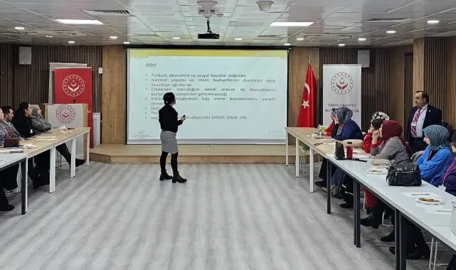 "Afet ve Acil Durumlarda Psikososyal Destek Farkındalık Eğitimi" verildi