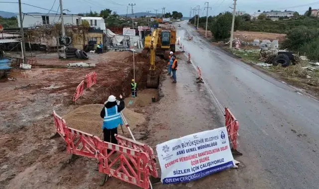 Aydın Büyükşehir Belediyesi Didim'de çalışmalarını hız kesmeden sürdürüyor