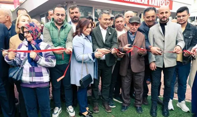 Manavgat'ta ikinci kadınlar kahvesi ve muhtarlık binası törenle açıldı